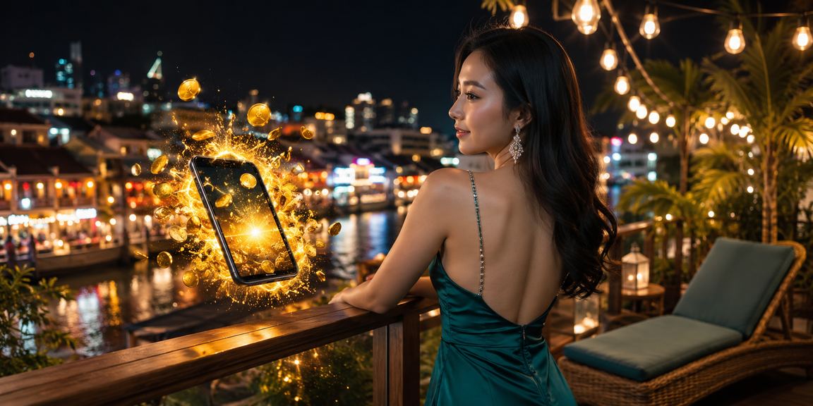 Pemain Melaka bermain poker dalam talian melalui telefon di kissy918