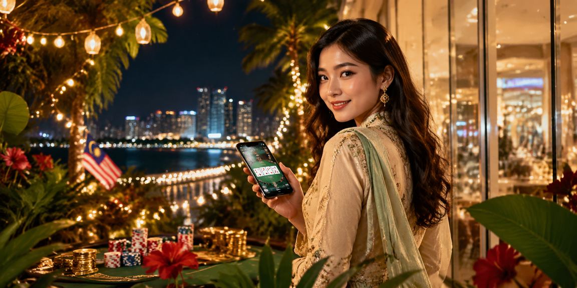 Pemain menikmati permainan poker kissy918 di Pulau Pinang Malaysia gaya Melayu